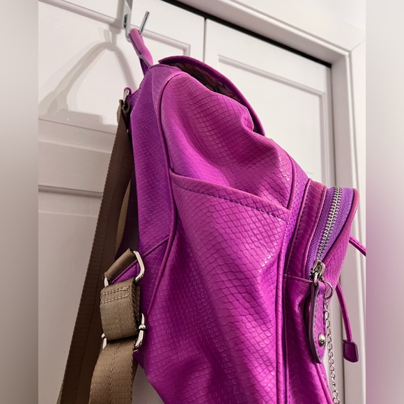 NINE WEST purple backpack with tablet pouch - Picture 4 of 10